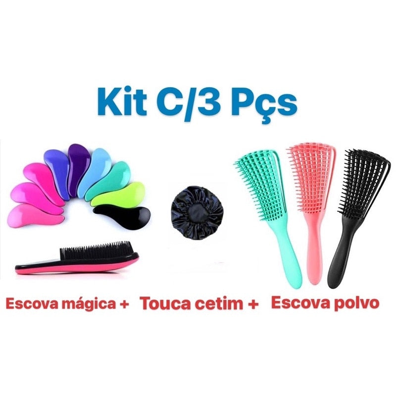 Super Promoção Kit Pincel Mágico + Buquê Polvo + Pincel Cetim